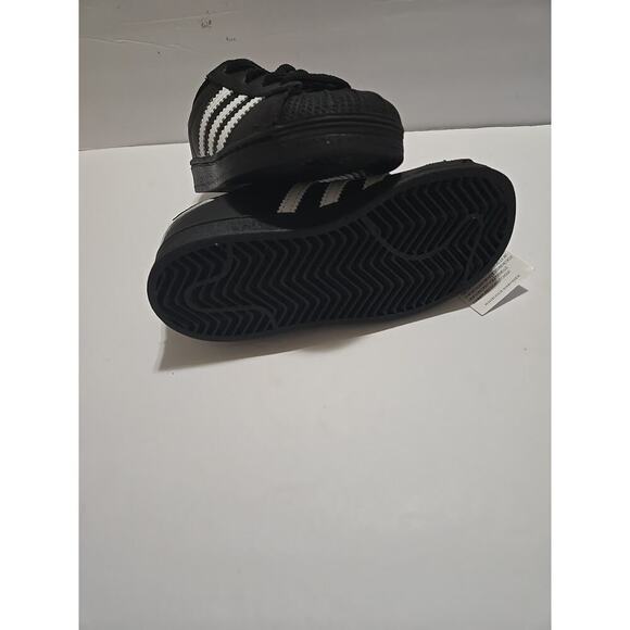 SUPERSTAR EL I ADIDAS Black/White/Black EF5396-SIZE 9K - Picture 7 of 10